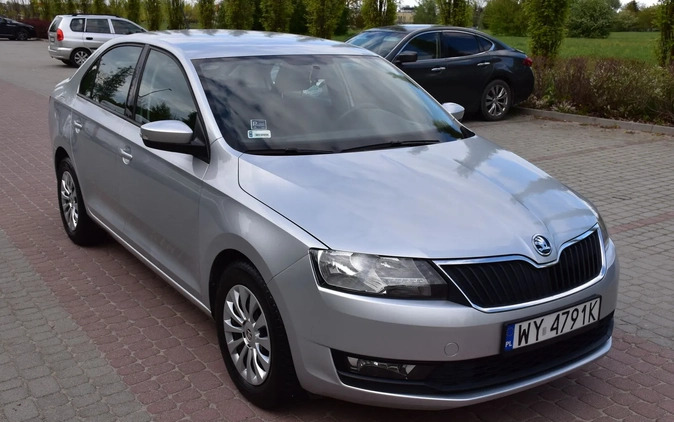 Skoda RAPID cena 42400 przebieg: 147899, rok produkcji 2017 z Rzeszów małe 781
